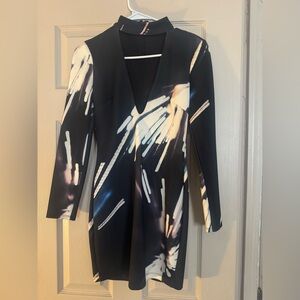 Bebe Deep V Scuba Dress excellent condition. Worn once
